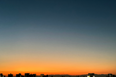 自宅バルコニーからの撮影/PhotShop編集